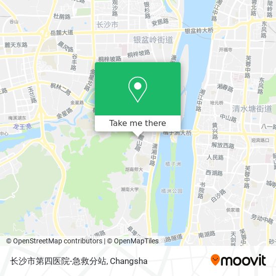 长沙市第四医院-急救分站 map