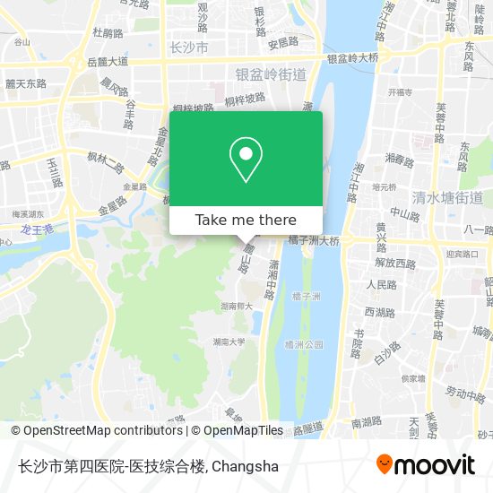 长沙市第四医院-医技综合楼 map
