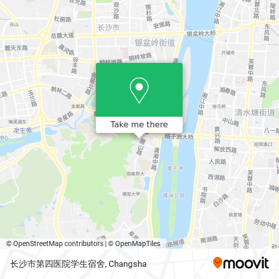 长沙市第四医院学生宿舍 map