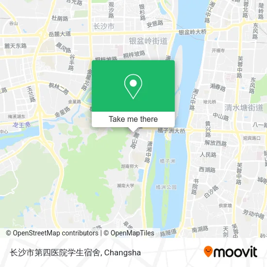长沙市第四医院学生宿舍 map