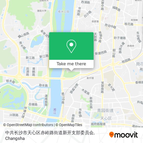中共长沙市天心区赤岭路街道新开支部委员会 map