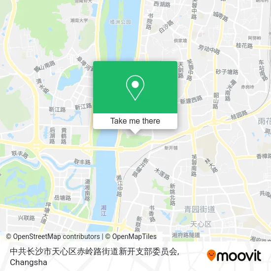 中共长沙市天心区赤岭路街道新开支部委员会 map