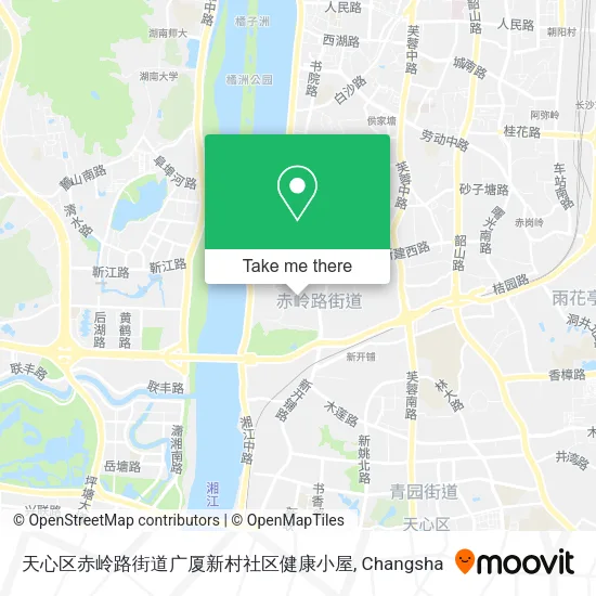 天心区赤岭路街道广厦新村社区健康小屋 map