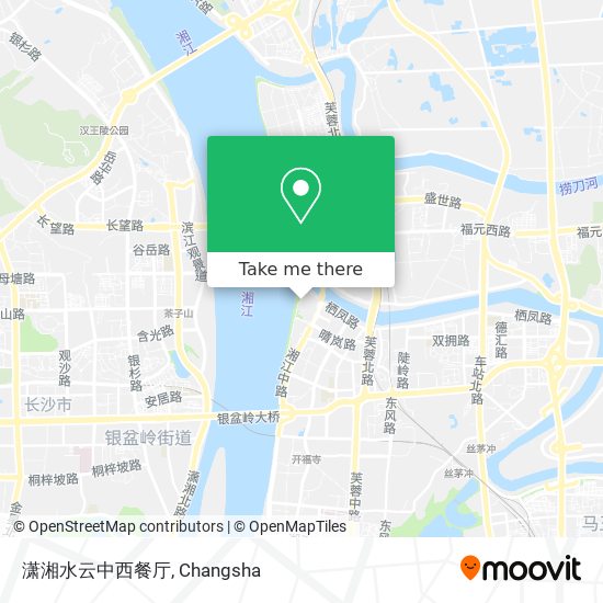 潇湘水云中西餐厅 map