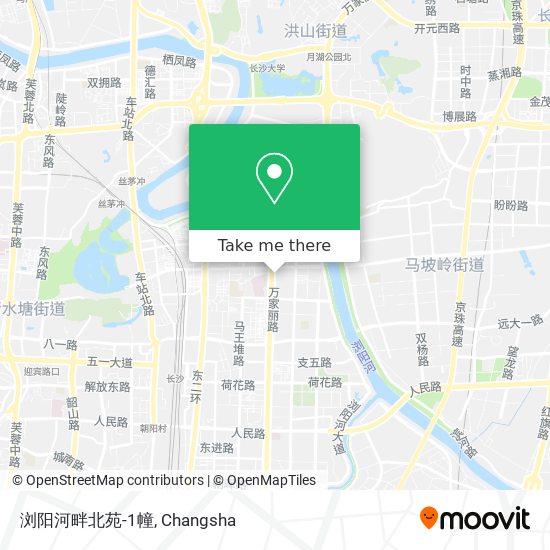 浏阳河畔北苑-1幢 map