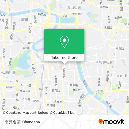 南苑名茶 map