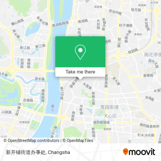新开铺街道办事处 map