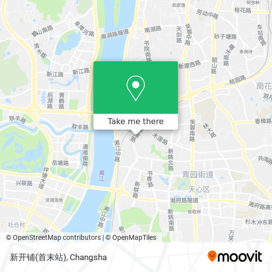 新开铺(首末站) map