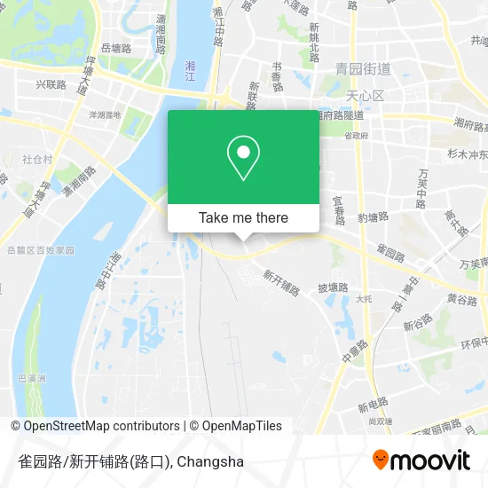 雀园路/新开铺路(路口) map