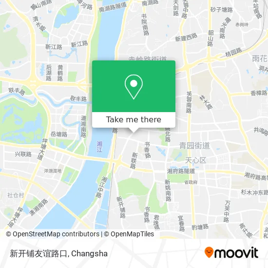 新开铺友谊路口 map