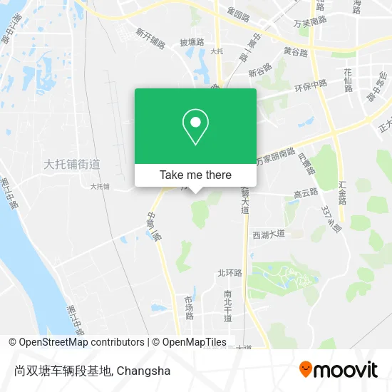 尚双塘车辆段基地 map