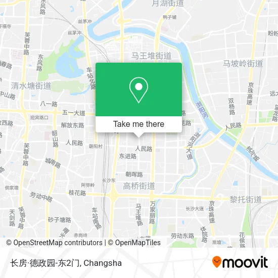 长房·德政园-东2门 map