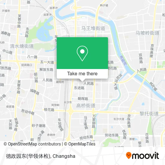 德政园东(华领体检) map