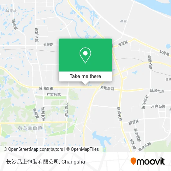 长沙品上包装有限公司 map