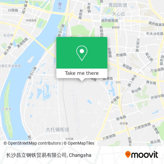 长沙昌立钢铁贸易有限公司 map