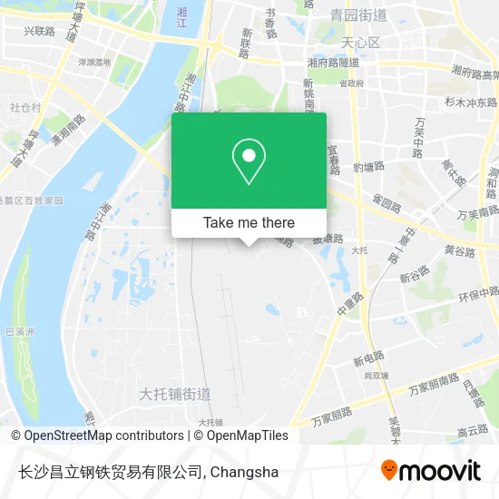 长沙昌立钢铁贸易有限公司 map