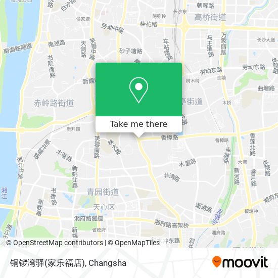 铜锣湾驿(家乐福店) map