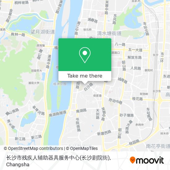 长沙市残疾人辅助器具服务中心(长沙剧院街) map