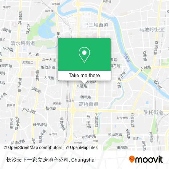 长沙天下一家立房地产公司 map