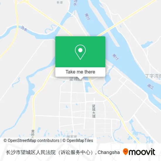 长沙市望城区人民法院（诉讼服务中心） map