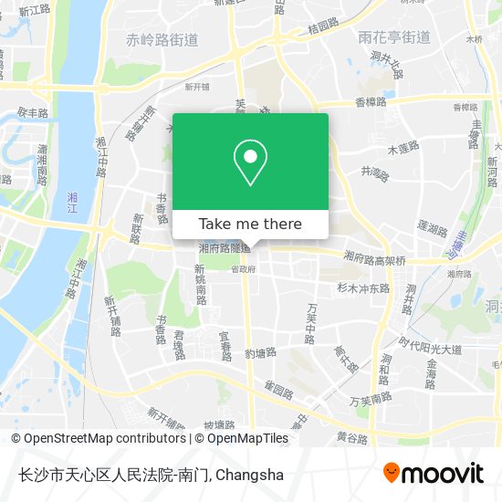 长沙市天心区人民法院-南门 map