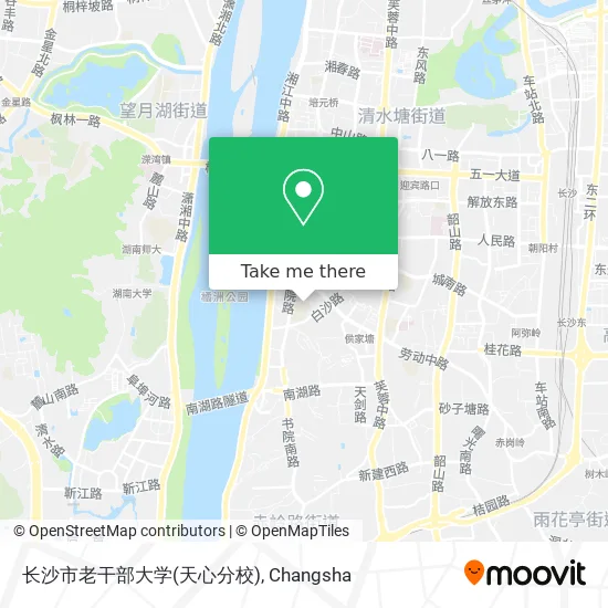 长沙市老干部大学(天心分校) map