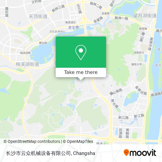 长沙市云众机械设备有限公司 map