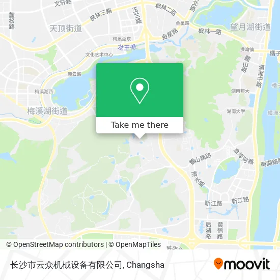 长沙市云众机械设备有限公司 map
