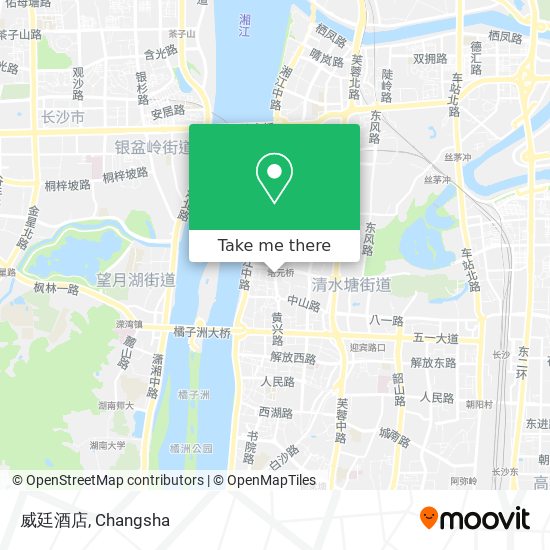 威廷酒店 map