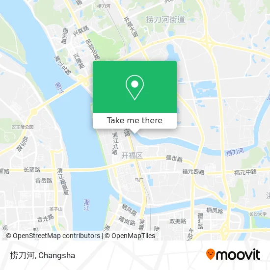 捞刀河 map