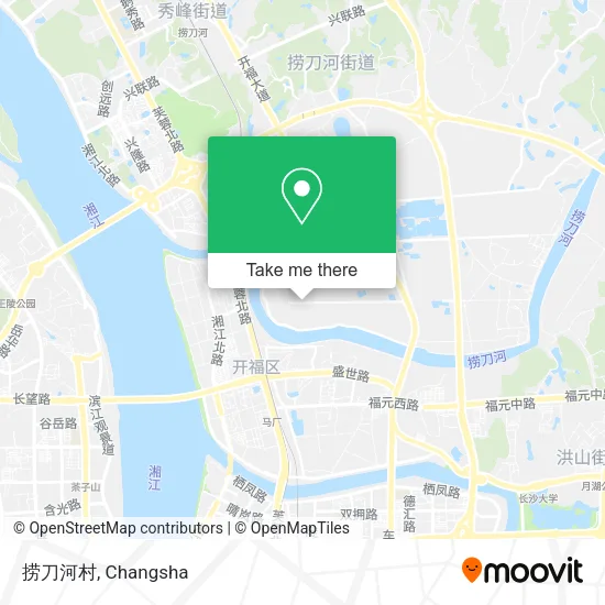 捞刀河村 map