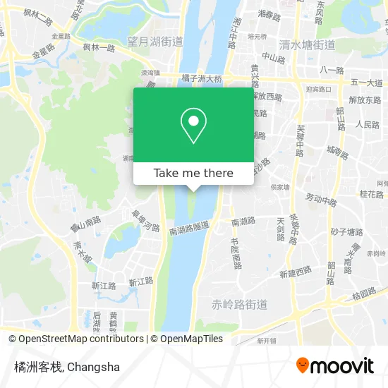 橘洲客栈 map