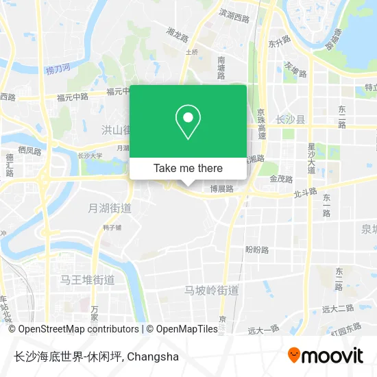 长沙海底世界-休闲坪 map