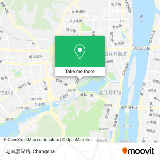 老咸嘉湖路 map