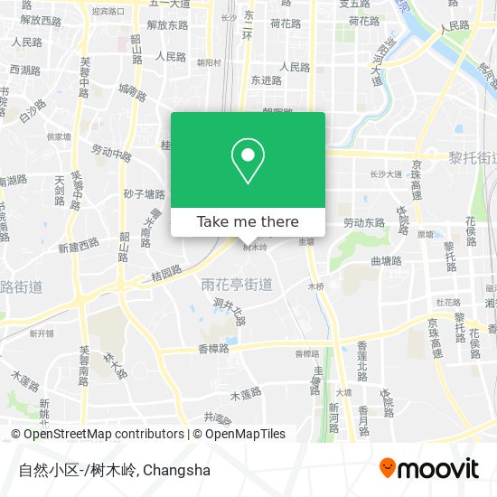 自然小区-/树木岭 map