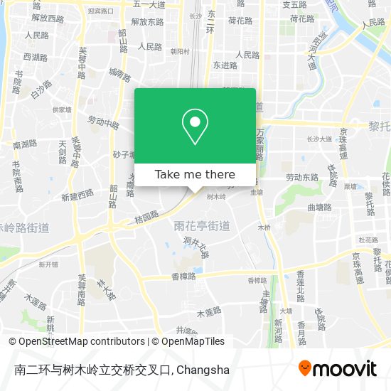 南二环与树木岭立交桥交叉口 map