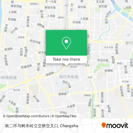 南二环与树木岭立交桥交叉口 map