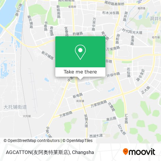 AGCATTON(友阿奥特莱斯店) map
