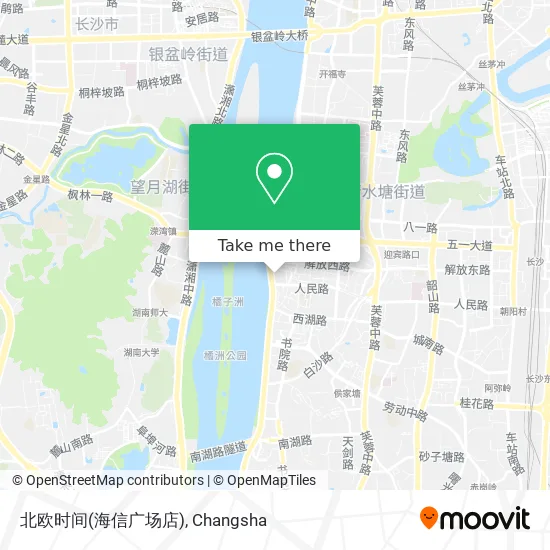 北欧时间(海信广场店) map