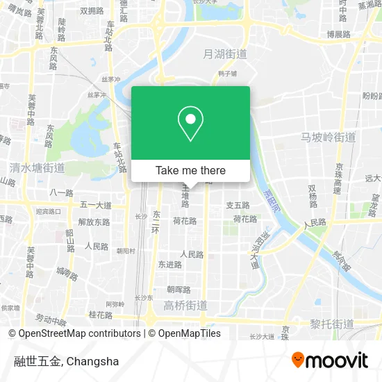 融世五金 map