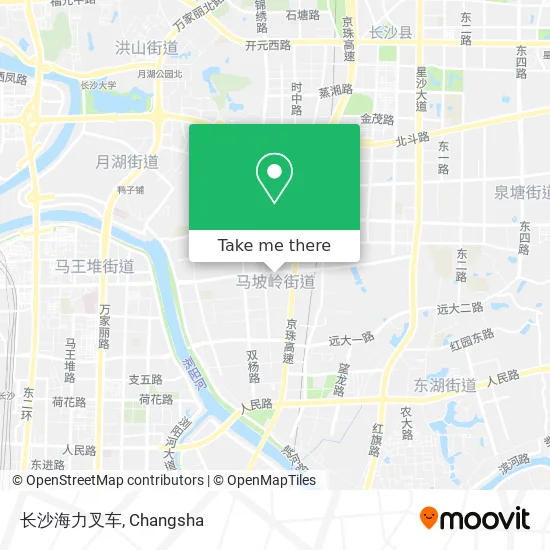 长沙海力叉车 map
