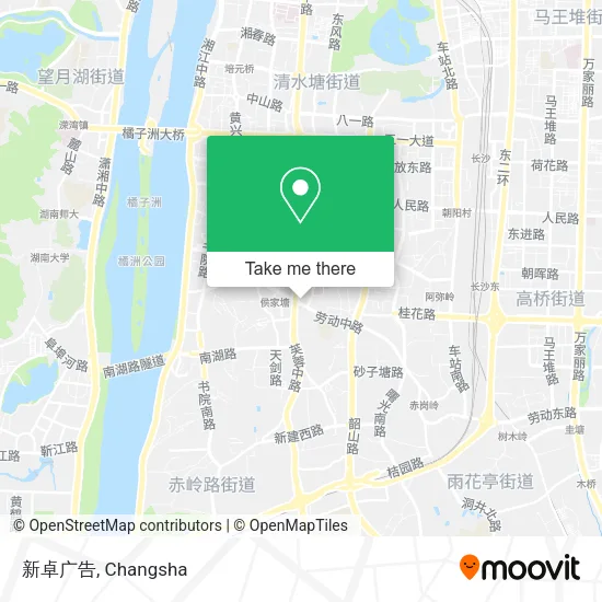 新卓广告 map