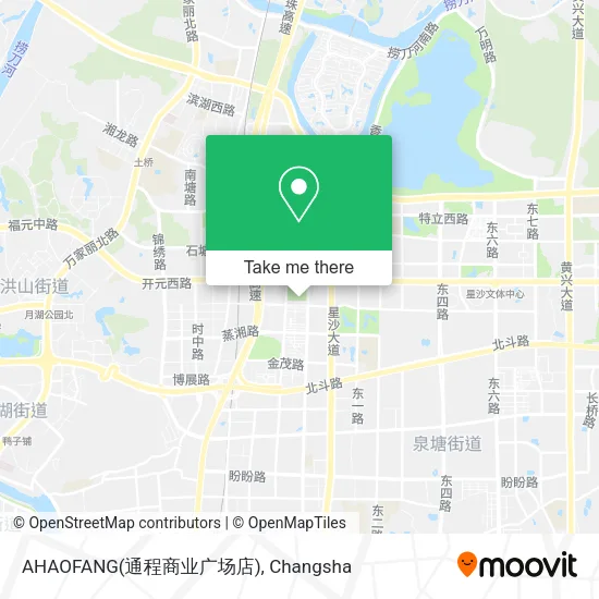 AHAOFANG(通程商业广场店) map