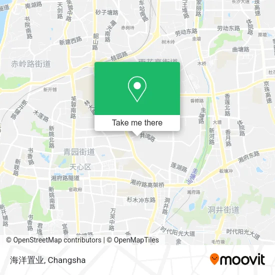 海洋置业 map
