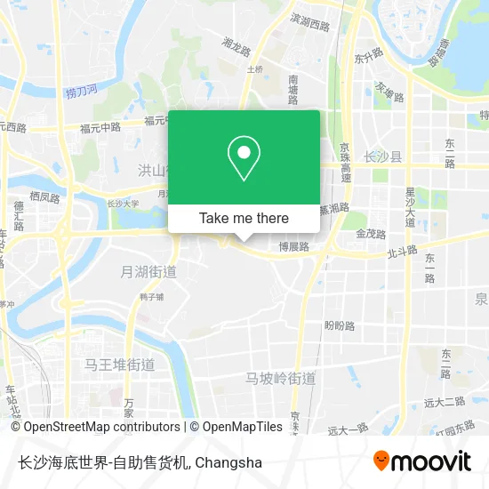 长沙海底世界-自助售货机 map