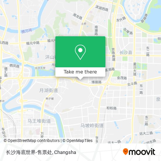 长沙海底世界-售票处 map