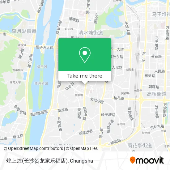 煌上煌(长沙贺龙家乐福店) map