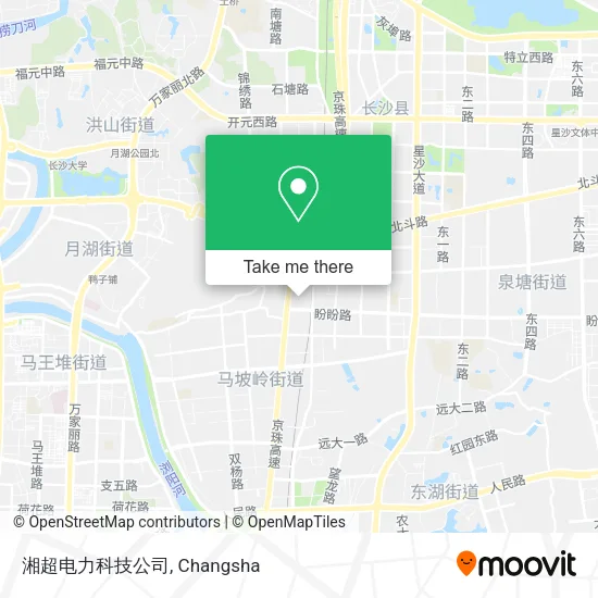 湘超电力科技公司 map