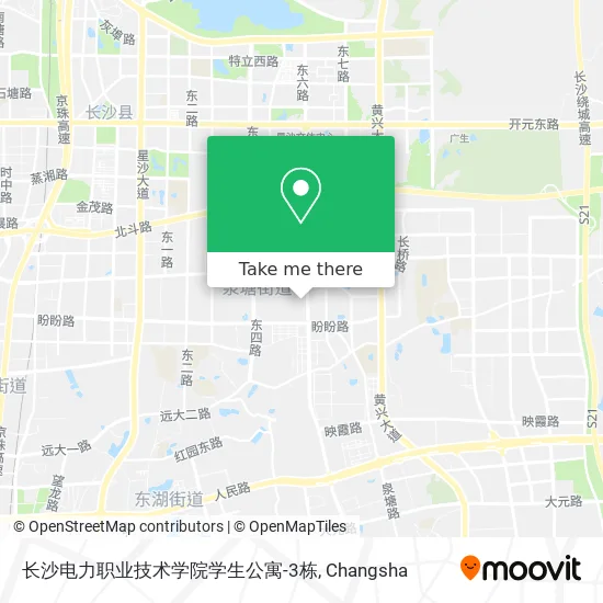 长沙电力职业技术学院学生公寓-3栋 map