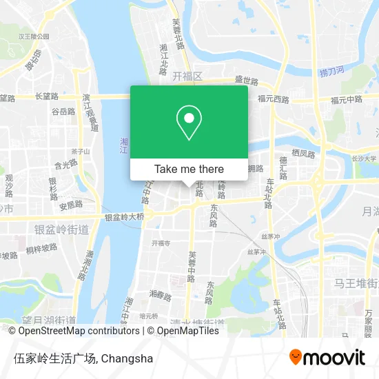 伍家岭生活广场 map